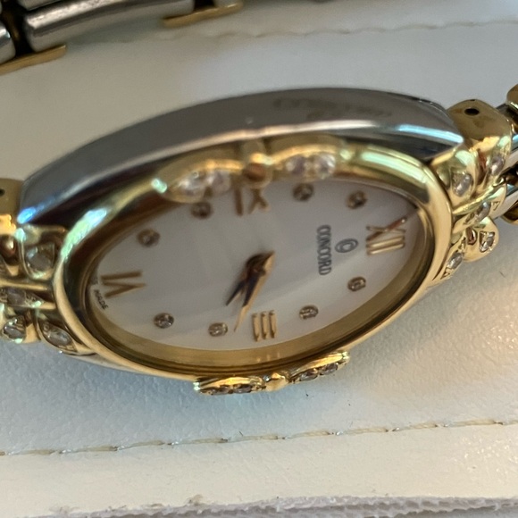 Concord Unique Papillon Butterfly Diamond 18K and Stainless Steel Quartz Watch - Picture 9 of 11